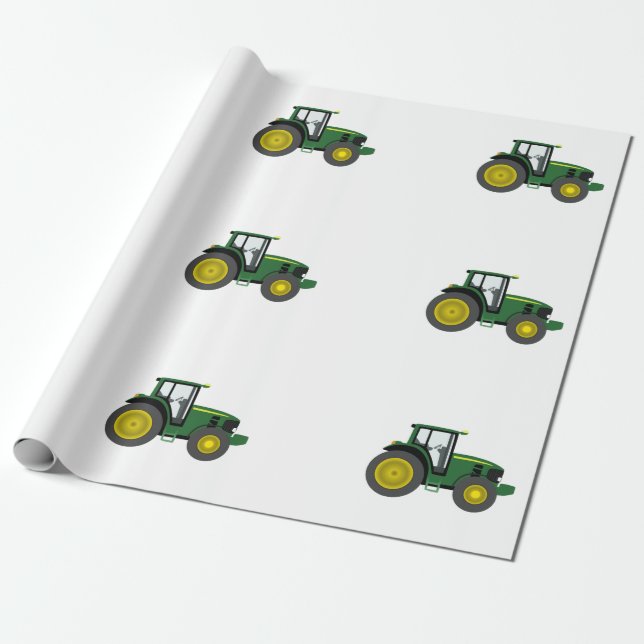 Papier Cadeau tracteur (Déroulé)