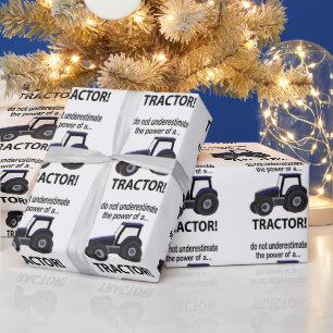 Papier Cadeau Tractor Power Tracteur