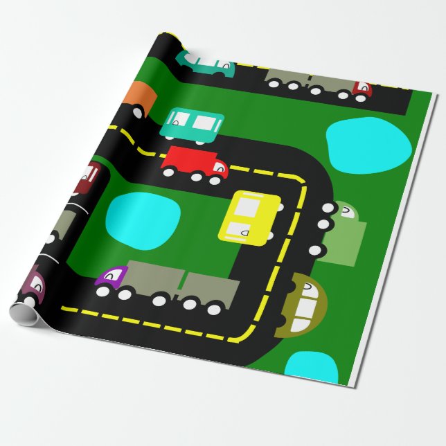 Papier Cadeau Trafic (Déroulé)