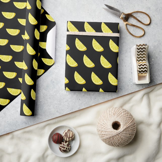 Papier Cadeau Tranche de citron (Artisanat)