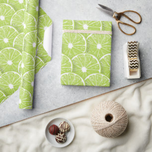 Papier Cadeau Tranches de chaux