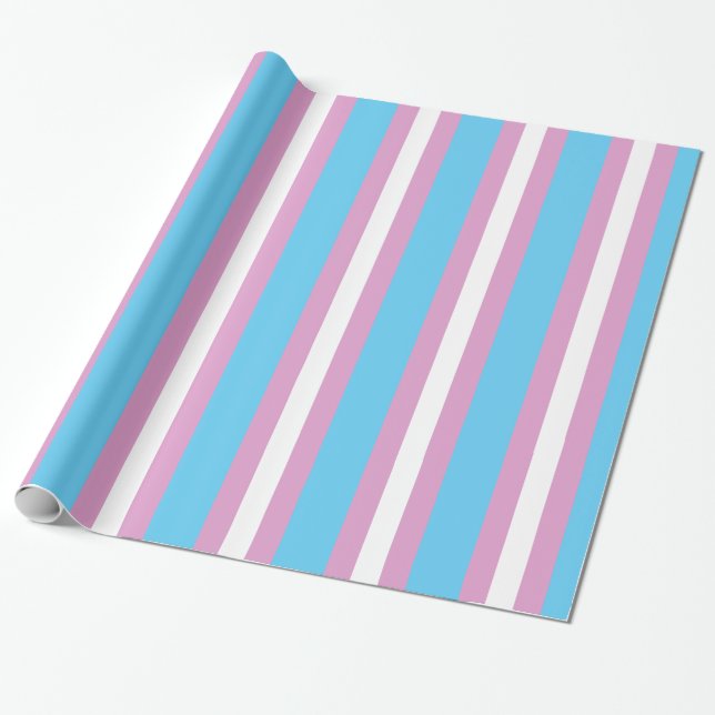 Papier Cadeau TRANS PRIDE STRIPED VERTICAL - 2014 PRIDE.png (Déroulé)