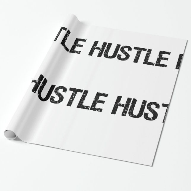 Papier Cadeau Travail acharné (Déroulé)