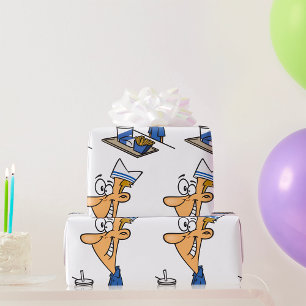 Papier Cadeau Travailleur de restauration rapide