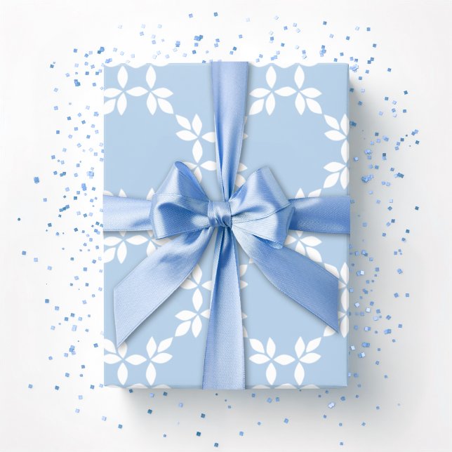 Papier Cadeau Treillis feuillu en ardoise (Créateur téléchargé)