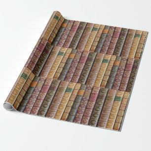 Papier Cadeau Très anciennes reliures à nervures