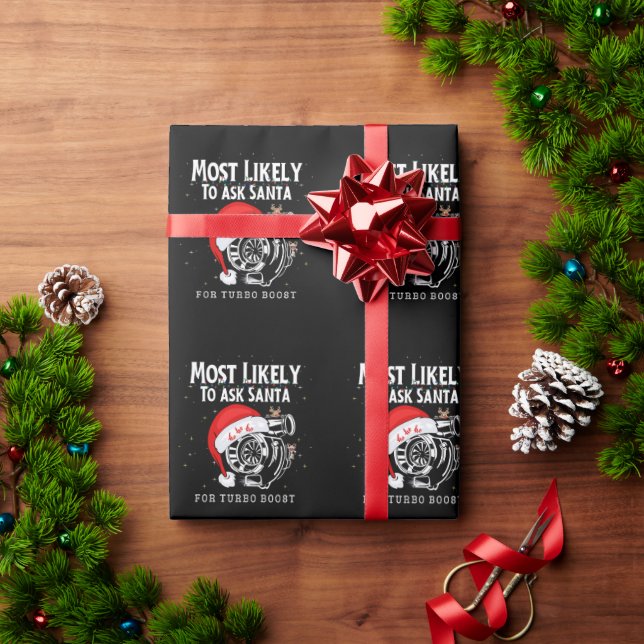 Papier Cadeau Très Probable De Demander Père Noël Pour Turbo Boo (Cadeau de vacances)