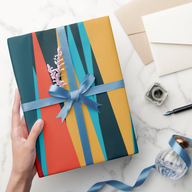 Papier Cadeau Triangles  (Cadeaux)