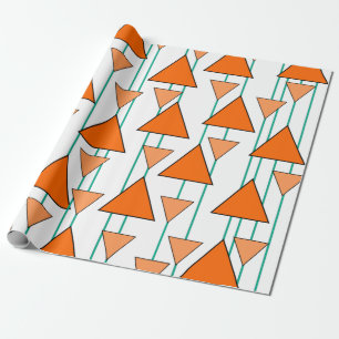 Papier Cadeau Triangles Art Déco