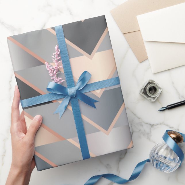 Papier Cadeau Triangles Modernes (Cadeaux)