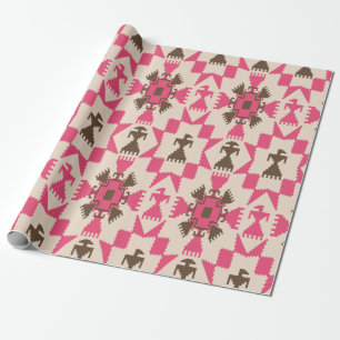 Papier Cadeau Tribal aztec abstrait sans couture motif