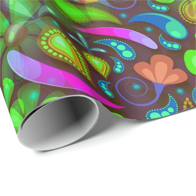 Papier Cadeau Tribus (Coin rond)