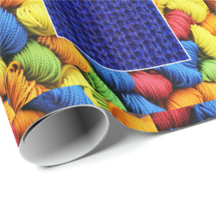 Papier Cadeau Tricot à coudre Crochet Fer Fer Fête des mères Ann