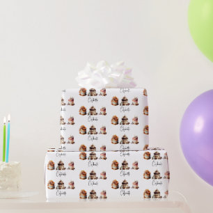 Papier Cadeau Trio de gâteaux de célébration