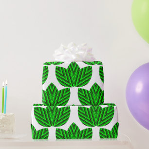 Papier Cadeau Trios de feuilles