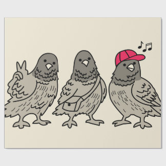 Papier Cadeau Trois meilleurs amis