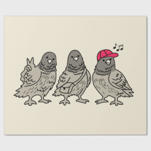 Papier Cadeau Trois meilleurs amis