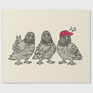 Papier Cadeau Trois meilleurs amis