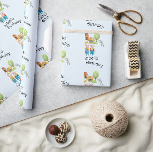 Papier Cadeau Trois Petits Cochons Conte de Fées et Folklore Col