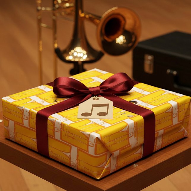 Papier Cadeau Trombone (Créateur téléchargé)