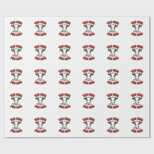 Papier Cadeau Trop Cool Pour Moo T-shirt drôle de vache de conce