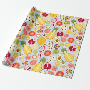 Papier Cadeau Tropcal fruit wrapping paper