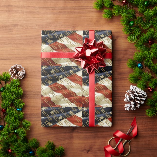 PAPIER CADEAU TRUMP (Cadeau de vacances)