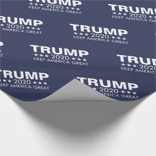 Papier Cadeau Trump 2020 Garder l'Amérique grande