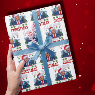 Papier Cadeau Trump à la maison Trump Noël Enveloppe cadeau