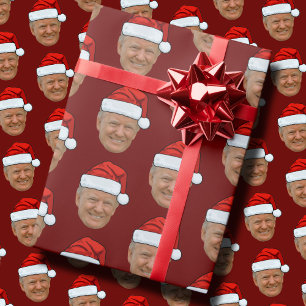 Papier Cadeau Trump Face Cadeau