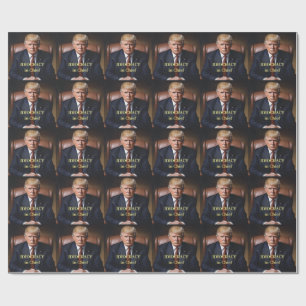 Papier Cadeau Trump Idiocratie en Chef