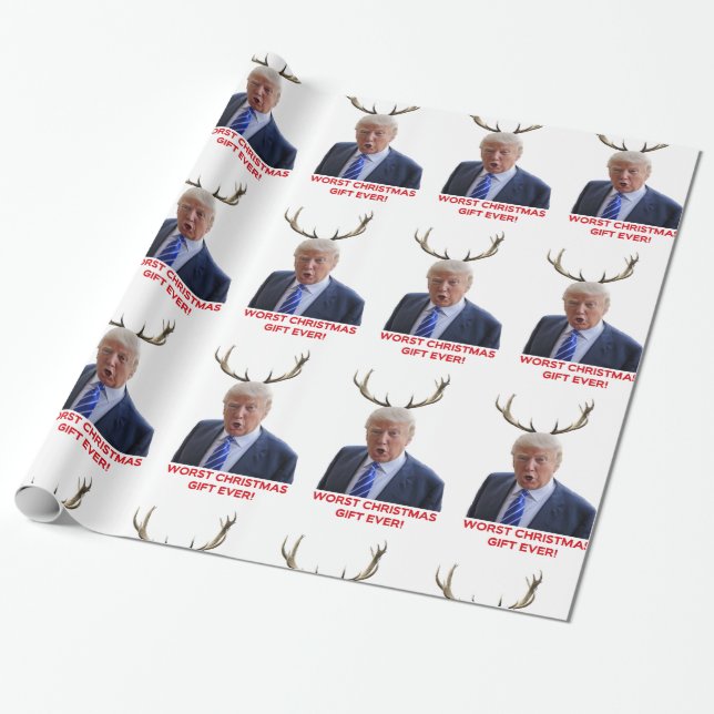 Papier Cadeau Trump, le pire cadeau de Noël jamais fait ! (Déroulé)
