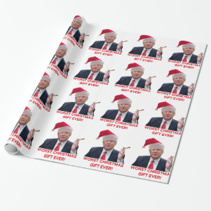 Papier Cadeau Trump, le pire cadeau de Noël jamais fait !