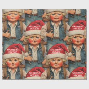 Papier Cadeau Trump Make Christmas Great Again