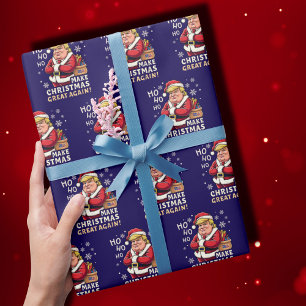 Papier Cadeau Trump Noël   Trump redonne sa grandeur à Noël