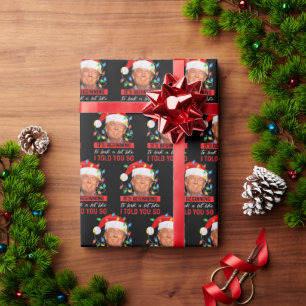Papier Cadeau Trump Wrap Noël, Trump Wrap, Pro Trump 2024