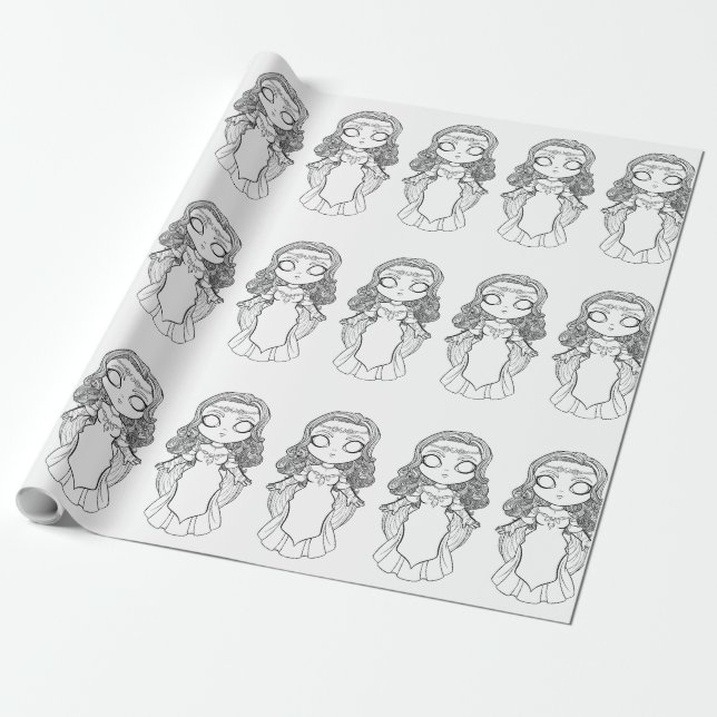 Papier Cadeau Tsuki Tenjo (Déroulé)