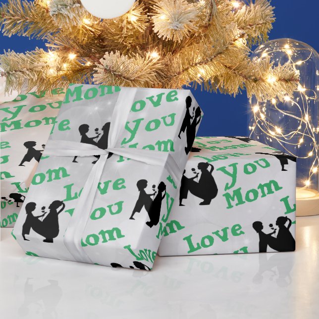 Papier Cadeau Tu aimes maman (Vacances)