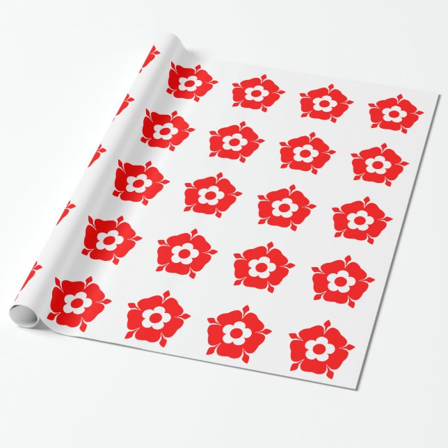 Papier Cadeau Tudor Rose (Déroulé)
