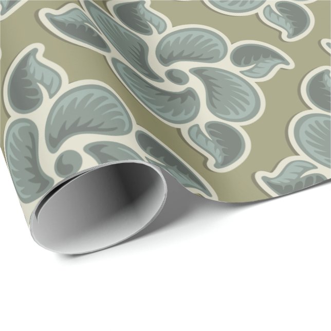Papier Cadeau Tuile déco 2 (Coin rond)