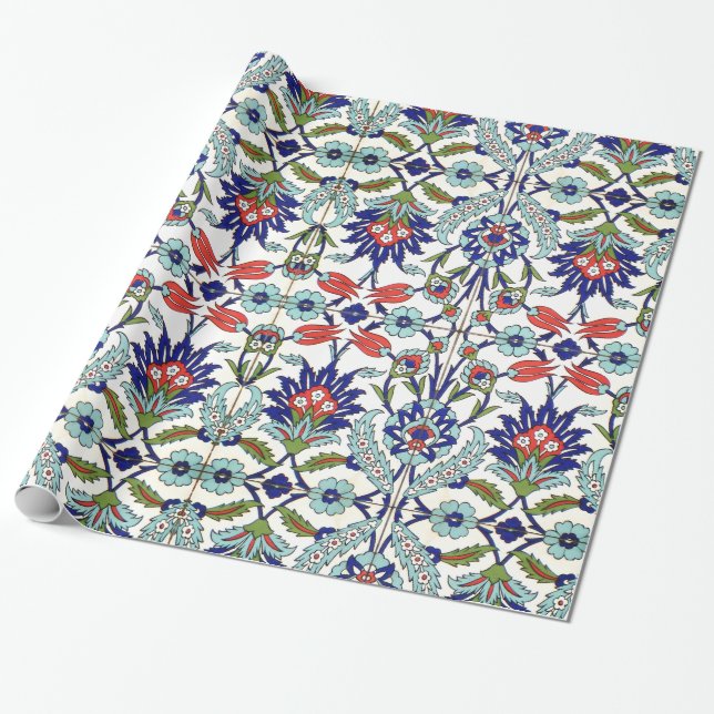 Papier Cadeau tuiles turques traditionnelles (Déroulé)