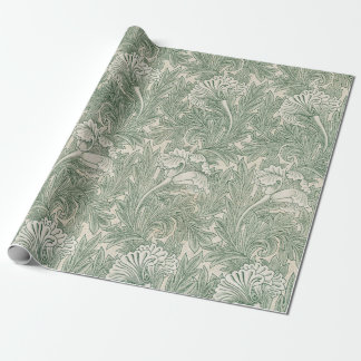 Papier Cadeau Tulip de William Morris, Vintage Floral Art
