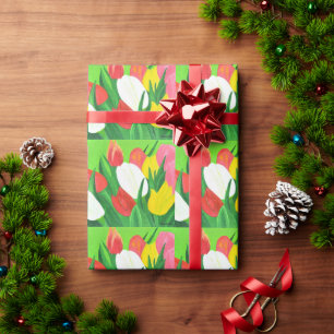 Papier Cadeau Tulipes2