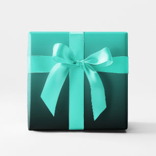 Papier Cadeau Turquoise noir ombré