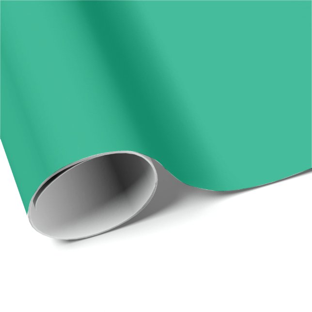 Papier Cadeau Turquoise Vivid  (Coin rond)