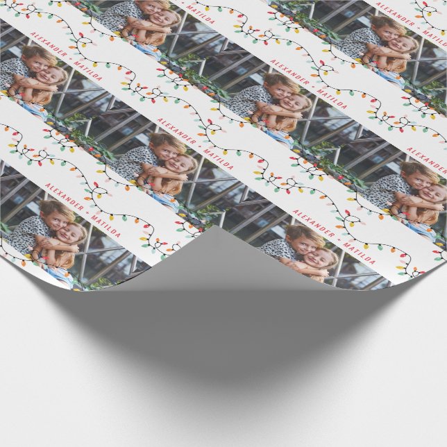 Papier Cadeau Twinklights fun bright photo Holiday (Coin)