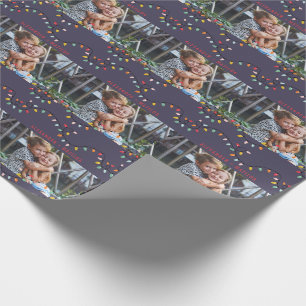 Papier Cadeau Twinklights fun bright photo Holiday