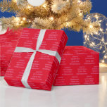 Papier Cadeau Typographie Cute personnalisée Pink Red Christmas<br><div class="desc">Enveloppez vos cadeaux dans un charme festif avec ce papier d'emballage de Noël personnalisé avec de la typographie mignonne en rose et rouge. Parfait pour ajouter une touche ludique et joyeuse à vos cadeaux de vacances, ce papier d'emballage personnalisé vous permet de le personnaliser avec un nom ou un message...</div>