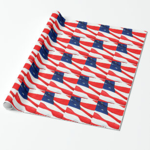 Papier Cadeau U.S.A. Drapeau