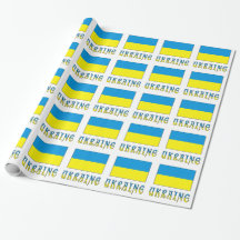 Ukraine et drapeau ukrainien